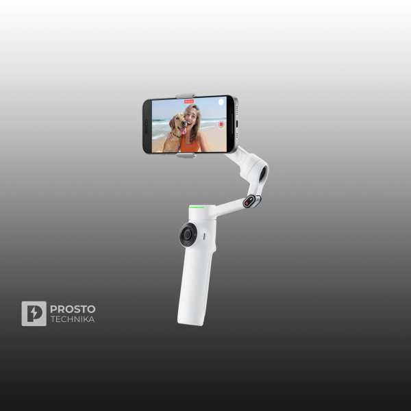 Insta360 Flow 2 Pro AI Gimbal Stabilizer Summit White